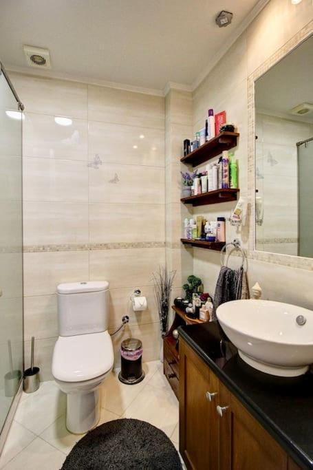 Odyssey Beach Front Apartment Chania  ภายนอก รูปภาพ